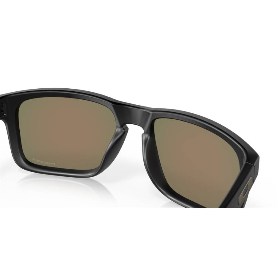Additional view 1 of Lunettes de soleil carrées Holbrook - Hommes - Noir mat