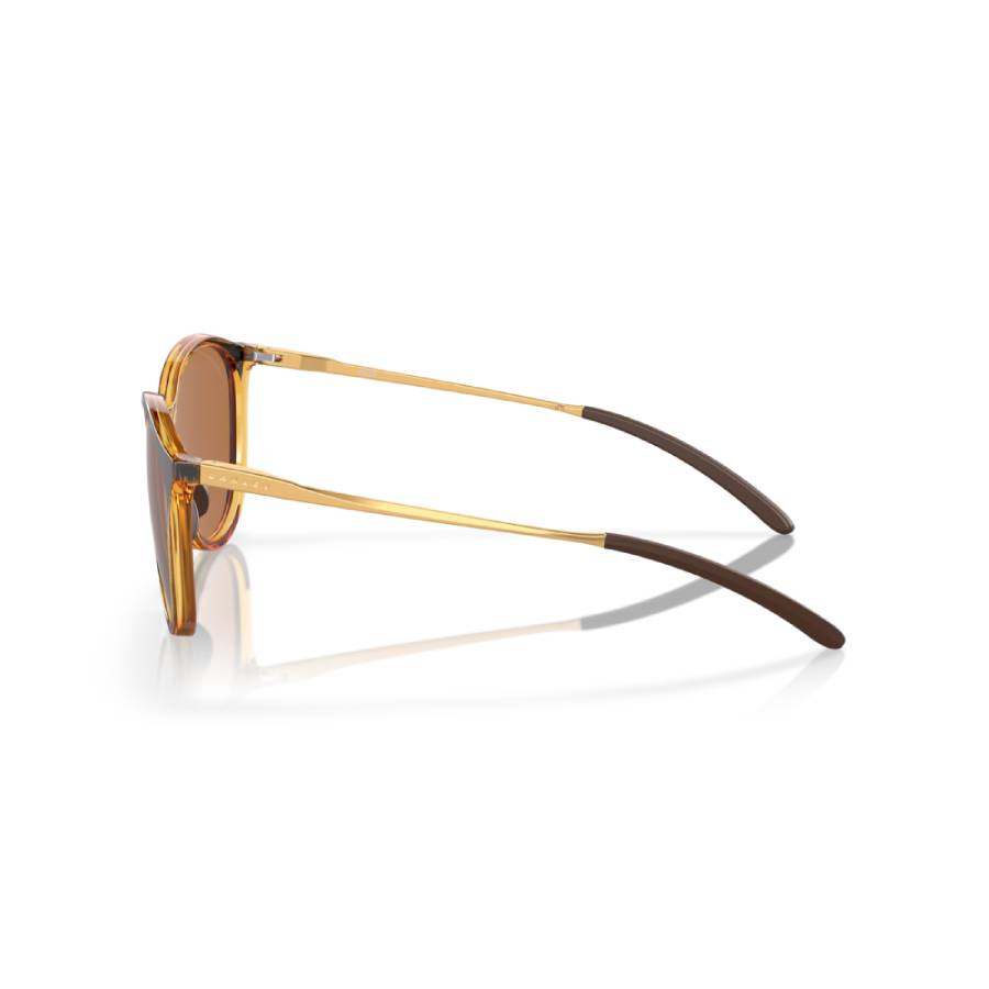 Additional view 1 of Lunettes de soleil rondes polarisées Sielo - Femmes - Polished Brown Tortoise
