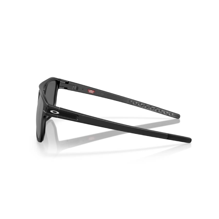 Additional view 2 of Lunettes de soleil carrées polarisées Latch Beta - Hommes - Noir mat