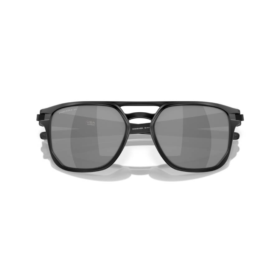 Additional view 1 of Lunettes de soleil carrées polarisées Latch Beta - Hommes - Noir mat