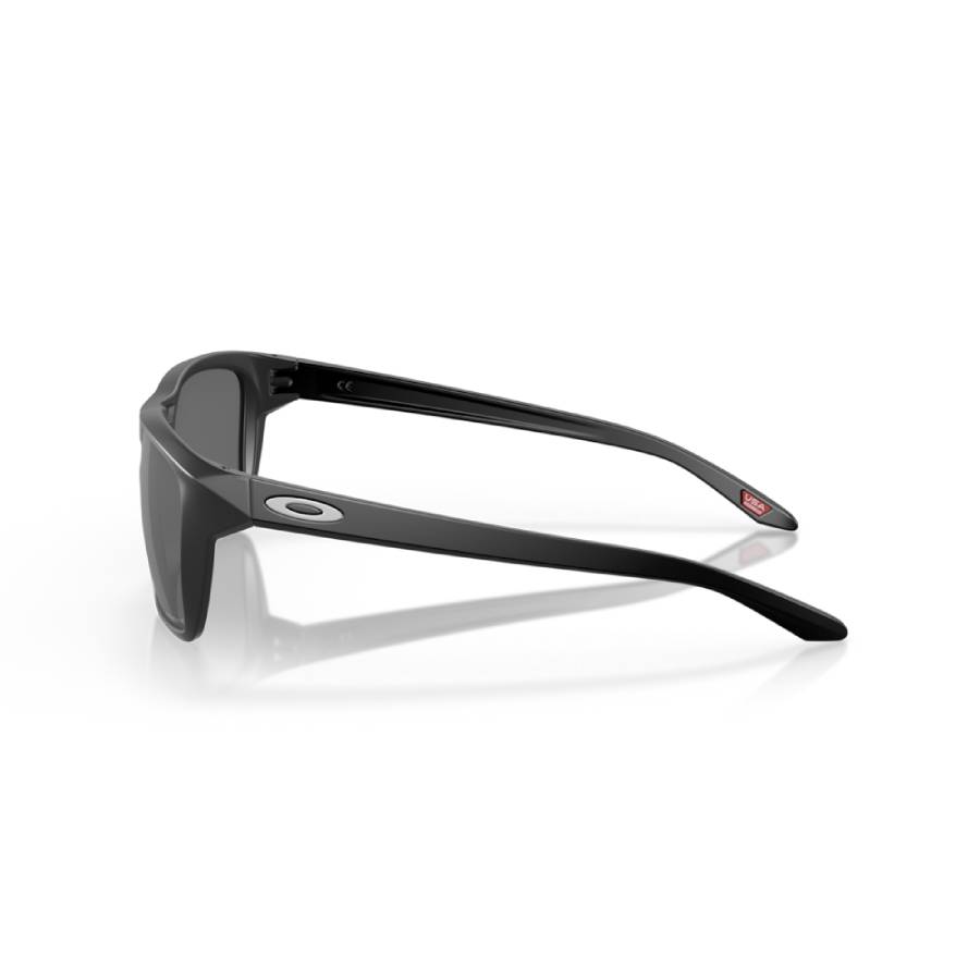Additional view 1 of Lunettes de soleil rectangulaires polarisées Sylas - Hommes - Noir mat