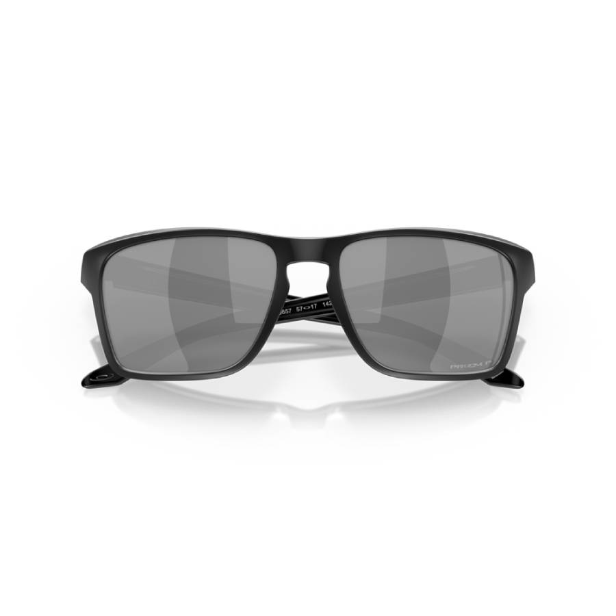 Additional view 2 of Lunettes de soleil rectangulaires polarisées Sylas - Hommes - Noir mat