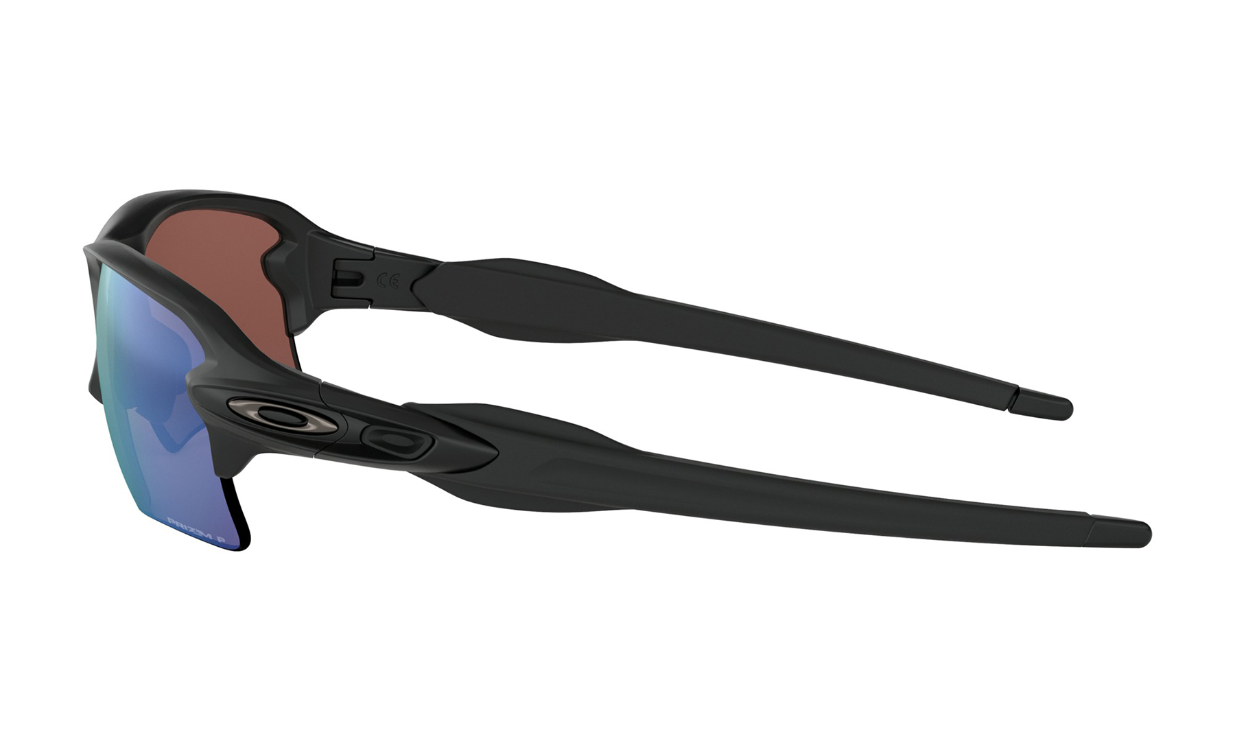 Additional view 3 of Lunettes de soleil pour homme Flak 2.0 XL - Noir avec verres polarisés Prizm Deep Water