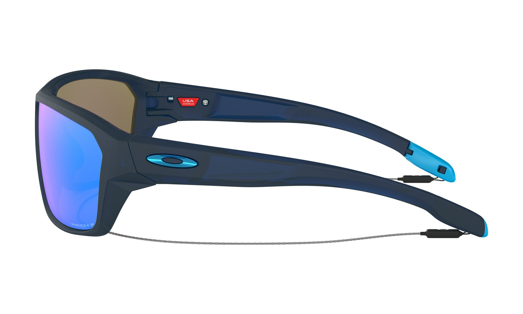Additional view 3 of Lunettes de soleil pour homme Split Shot - Noir avec verres polarisés Prizm Deep Water