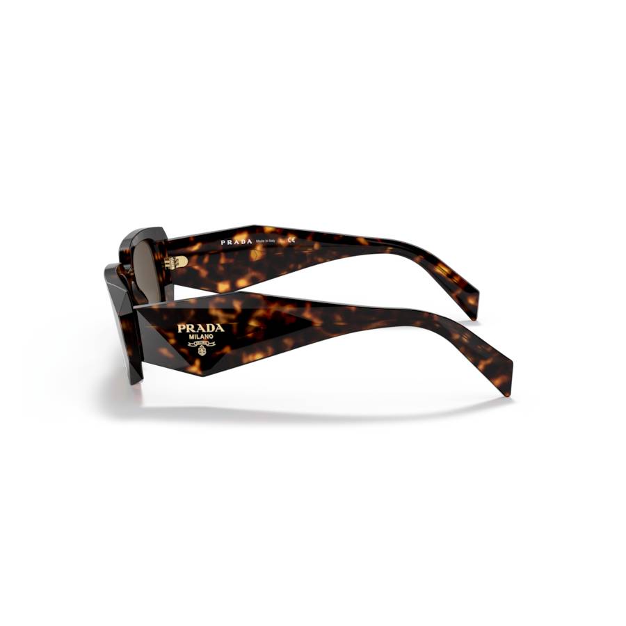 Additional view 2 of Lunettes de soleil rectangulaires - Femmes - Écaille