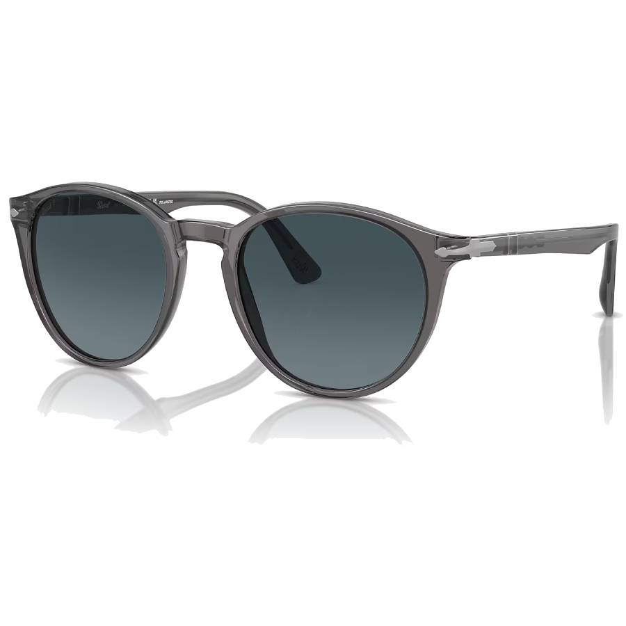 Additional view 2 of Lunettes de soleil polarisées rondes - Hommes - Gris transparent