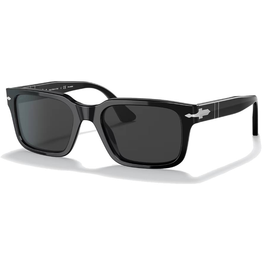 Additional view 1 of Lunettes de soleil polarisées rectangulaires - Unisexe - Noir