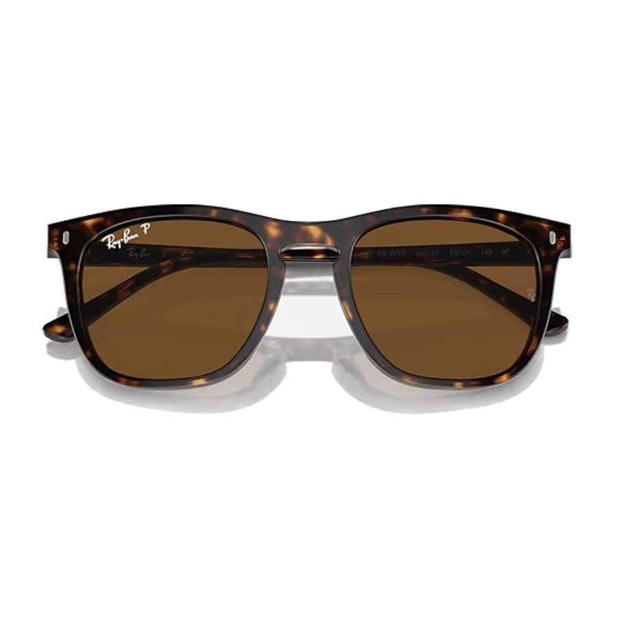 Additional view 1 of Lunettes de soleil carrées - Unisexe - Havane