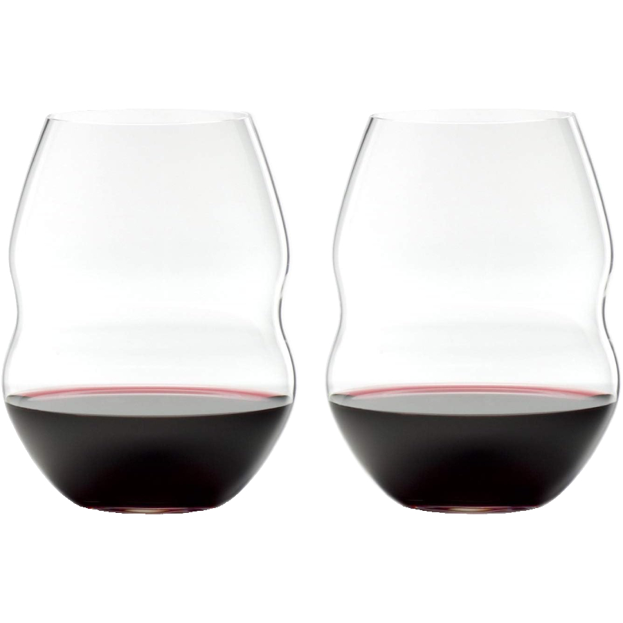 Additional view 1 of Swirl Verres à vin rouge sans pied - Jeu de 2