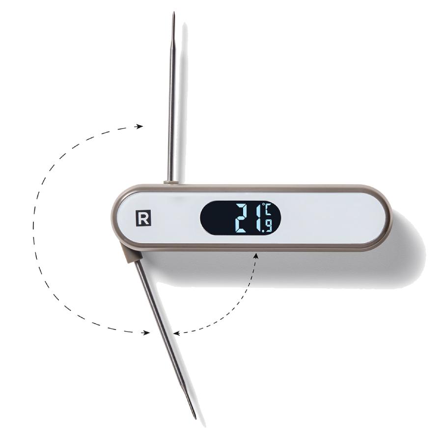 Additional view 1 of Thermometre numérique avec sonde pliable