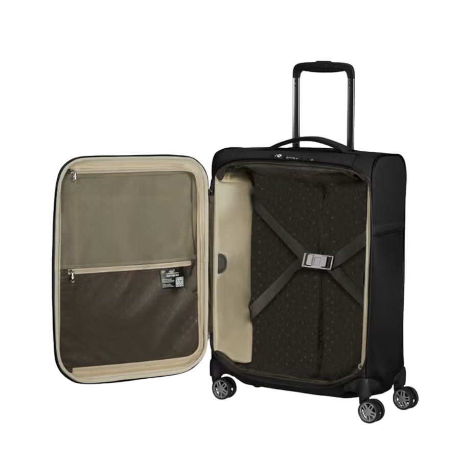 Additional view 2 of Airea Softside Carry-On Spinner Exp. - Black