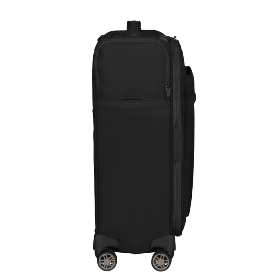 Additional view 1 of Airea Softside Carry-On Spinner Exp. - Black