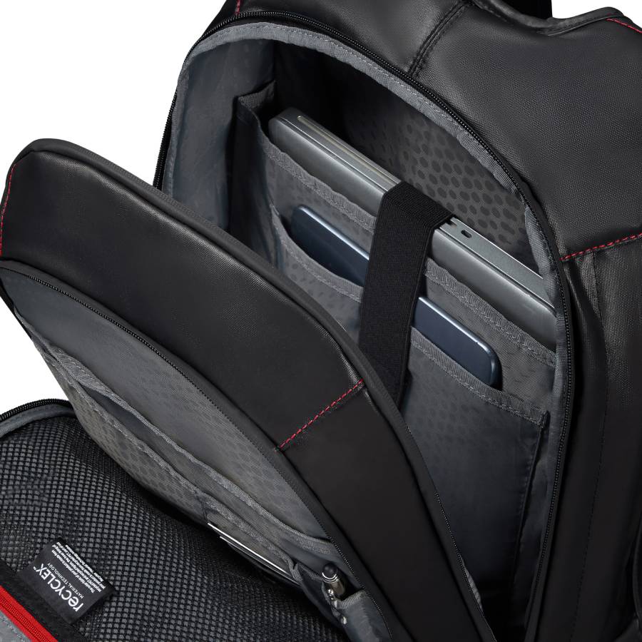 Additional view 3 of Sac à dos pour ordinateur portable Ecodiver - Noir - Moyen- 15,6po