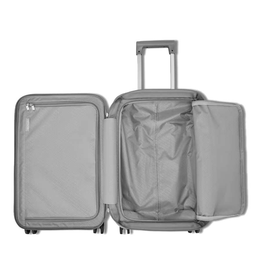 Additional view 3 of UpLift Nested Hardside Spinner Luggage Set - Silver Shimmer - 3 pieces