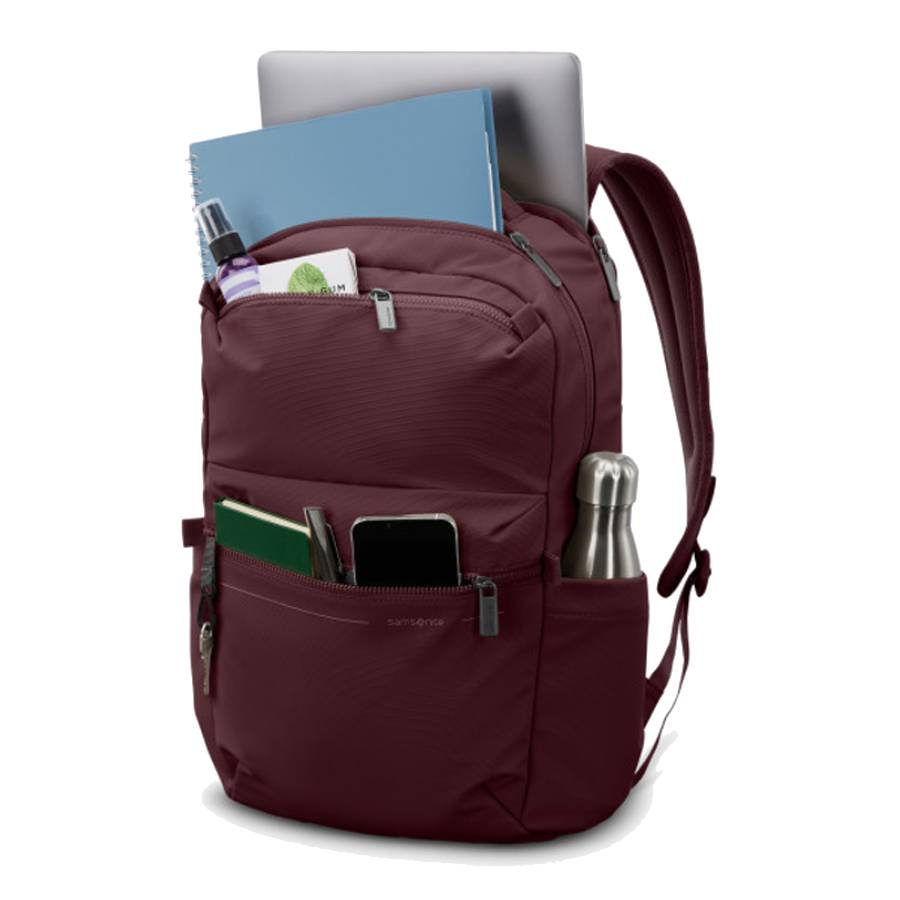 Additional view 1 of Sac à dos Companion pour ordinateur portable - Merlot - 15,6 po
