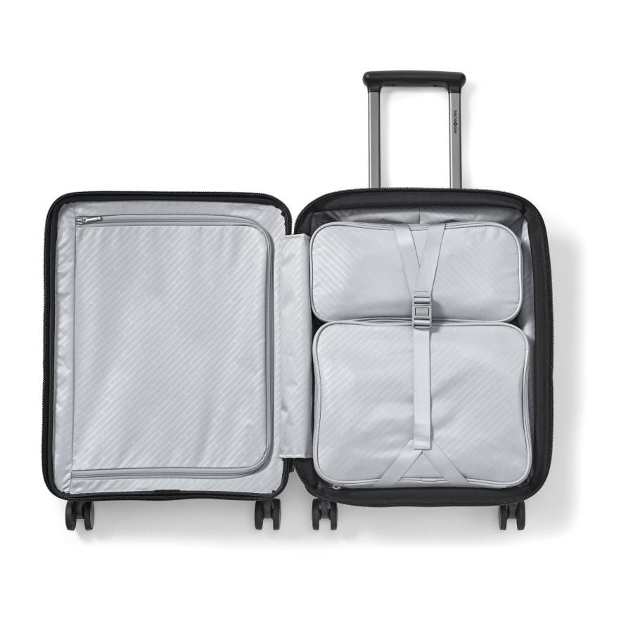 Additional view 1 of Valise cabine rigide à roulettes Paralux - Noir