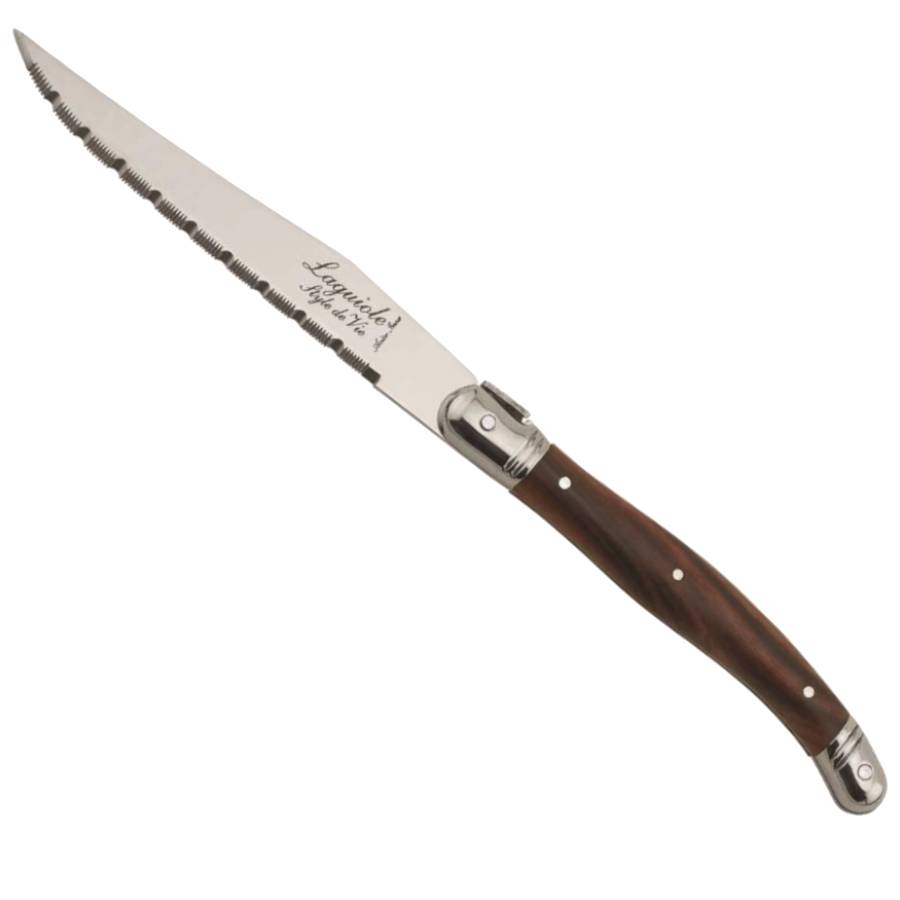 Additional view 3 of Bloc de couteaux à steak Laguiole Premium Collection – Bois foncé - 6pcs