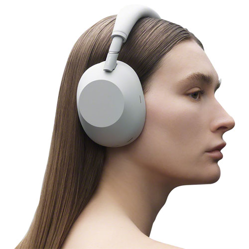 Additional view 2 of Casque d'écoute Bluetooth à suppression du bruit - Argent