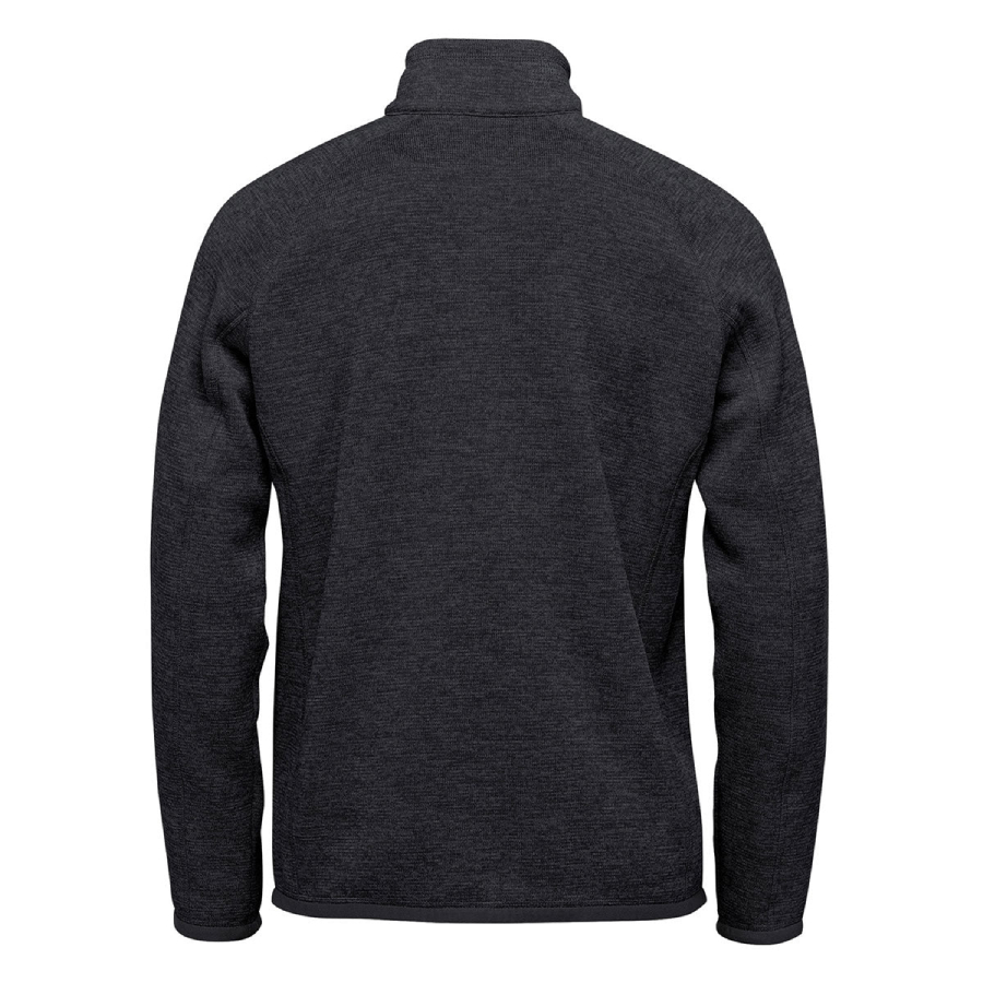 Additional view 1 of Veste en molleton intégral Avalante - Hommes - Noir Heather - Petit