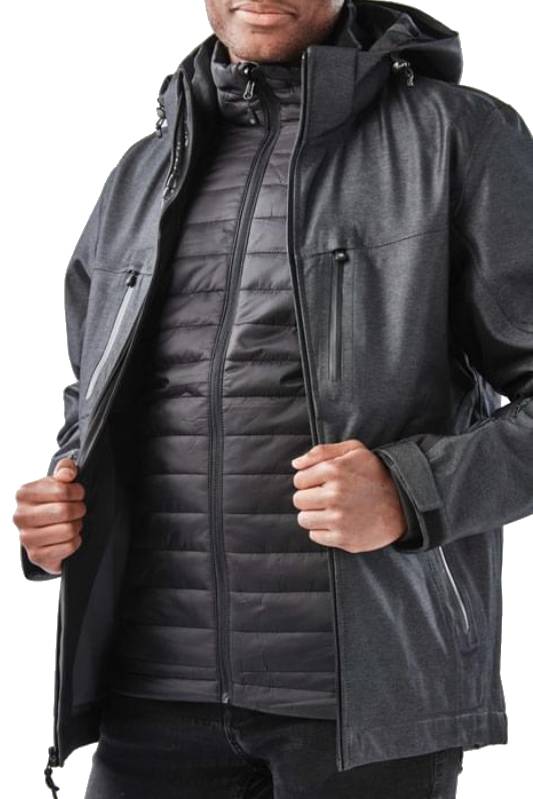 Additional view 3 of Veste Matrix System et Pantalon Ascent Hard Shell- Hommes - Noir - Très grand