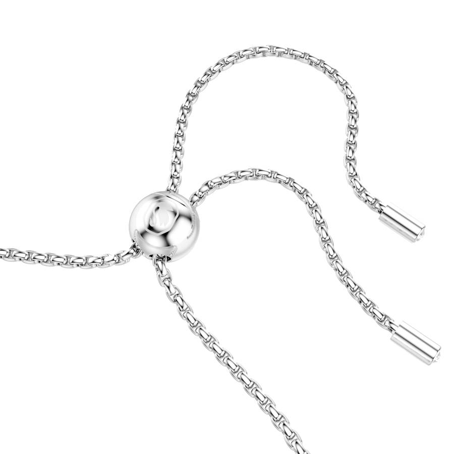 Additional view 1 of Bracelet de tennis Matrix - Plaqué rhodium coupe ronde blanche
