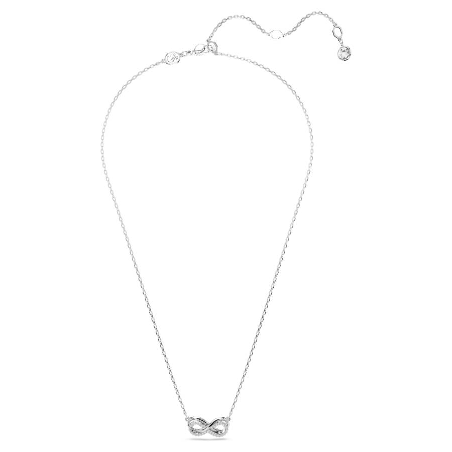 Additional view 2 of Pendentif Hyperbole infini pavé - Blanc