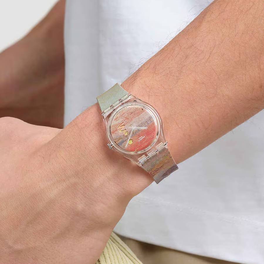 Additional view 1 of Montre avec cadran Coucher de soleil écarlate de Turner - Femmes - 34mm