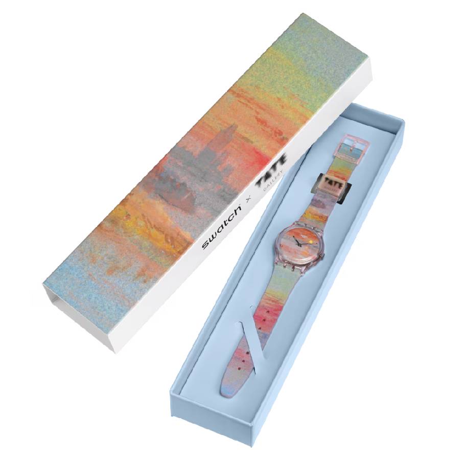 Additional view 2 of Montre avec cadran Coucher de soleil écarlate de Turner - Femmes - 34mm