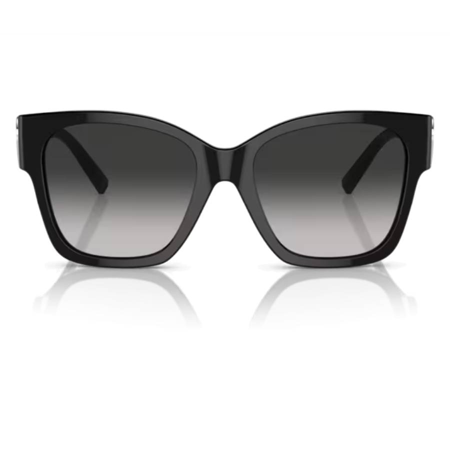 Additional view 1 of Lunettes de soleil carrées avec plaque en forme de cœur Return to Tiffany  - Femmes - Noir