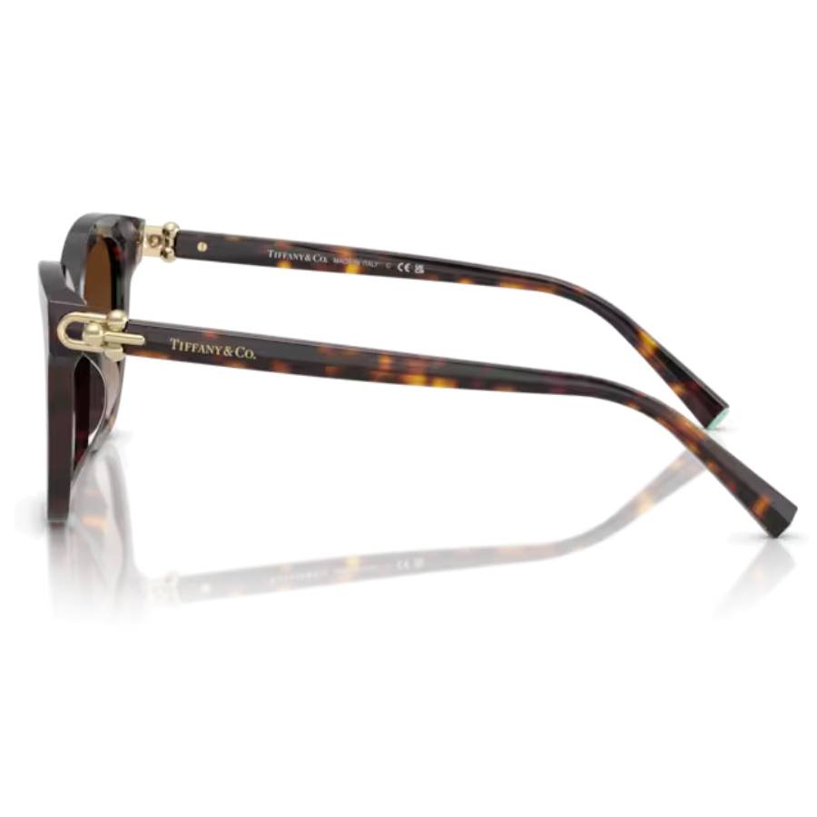 Additional view 2 of Lunettes de soleil carrées avec maillons HardWear - Femmes - Havane