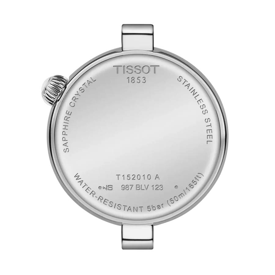 Additional view 1 of Montre Desir Quartz à index sertis de diamants - Femme - Nacre / Acier inoxydable - 28 mm