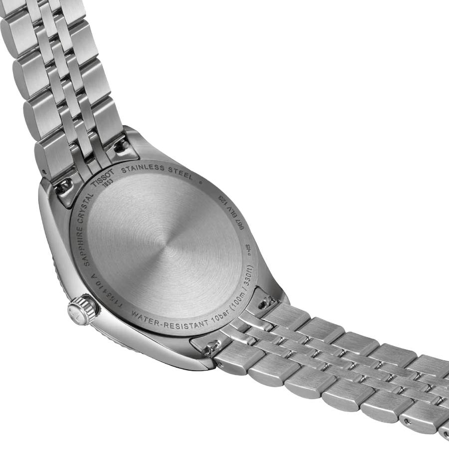 Additional view 1 of Ballade Guilloché Index Date Quartz Watch - Men - Green/Stainless Steel - 40mm