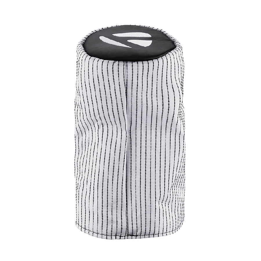 Additional view 1 of Barrel Bois de départ Couvre-bâtons Pin Stripe Blanc