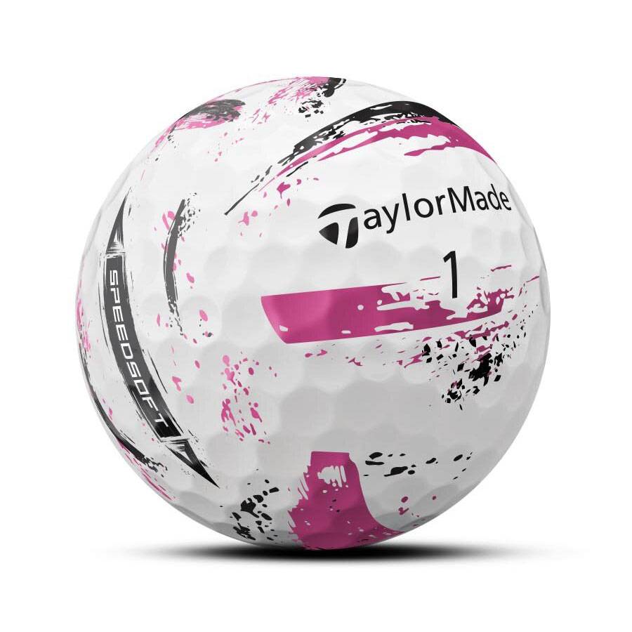 Additional view 2 of Balles de golf à encre Speed Soft - Rose