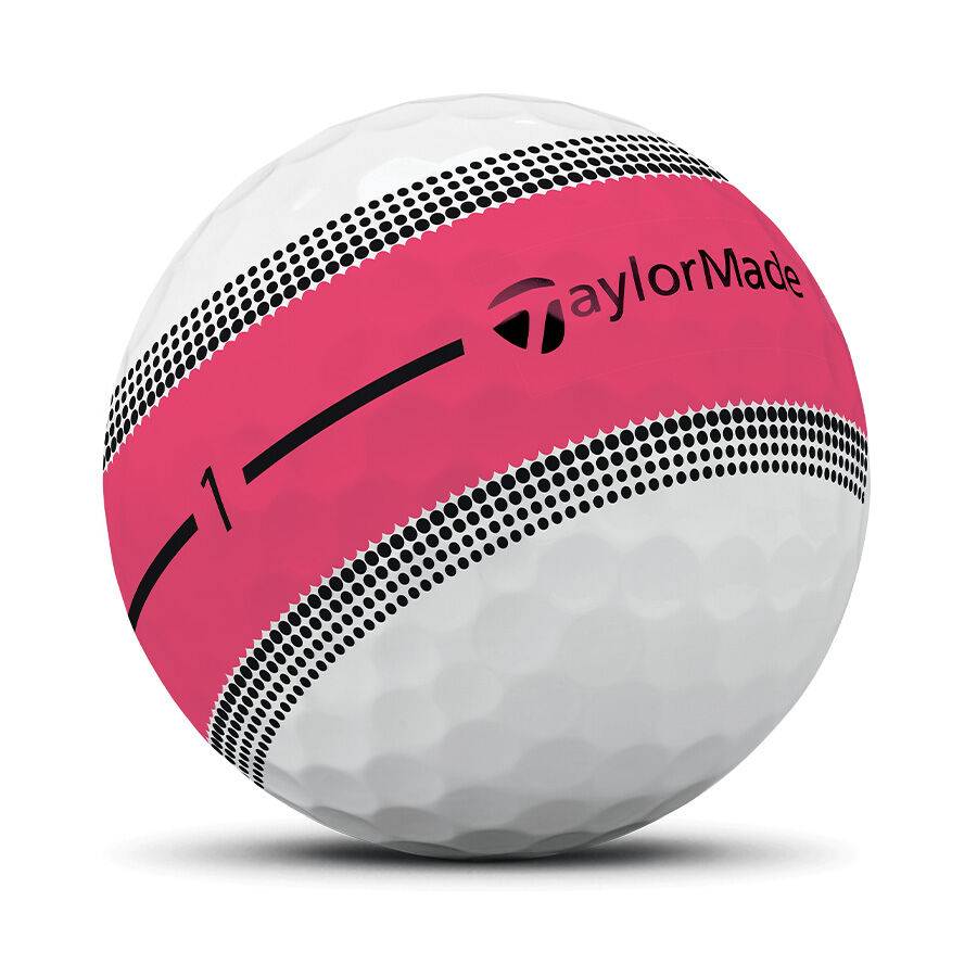 Additional view 1 of Balles de golf Tour Response Stripe - Rose néon