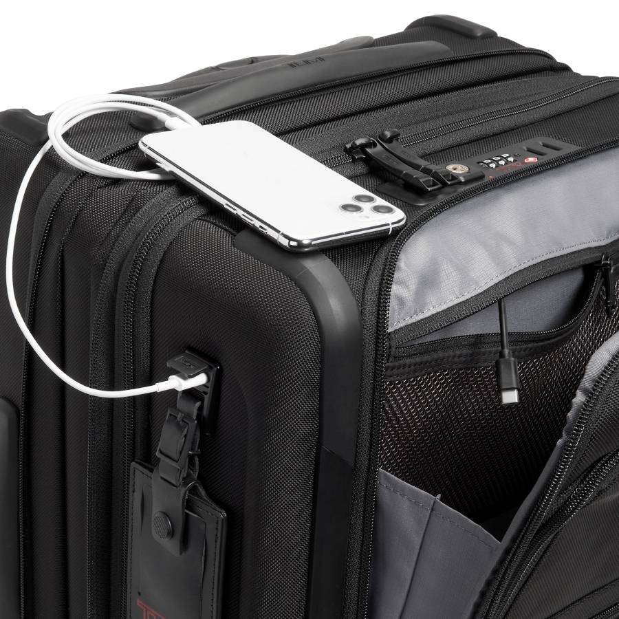 Additional view 3 of Bagage de cabine extensible à 4 roulettes Continental Alpha - Noir