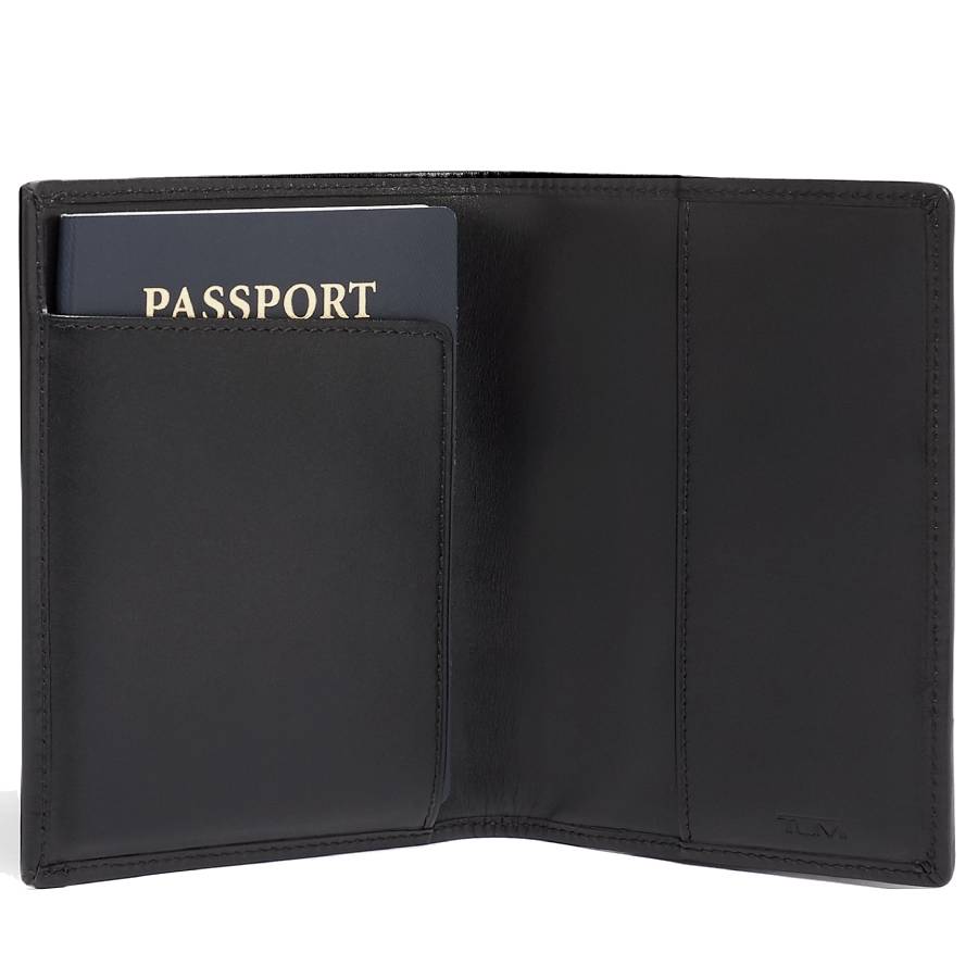 Additional view 1 of Protège-passeport Alpha - Noir