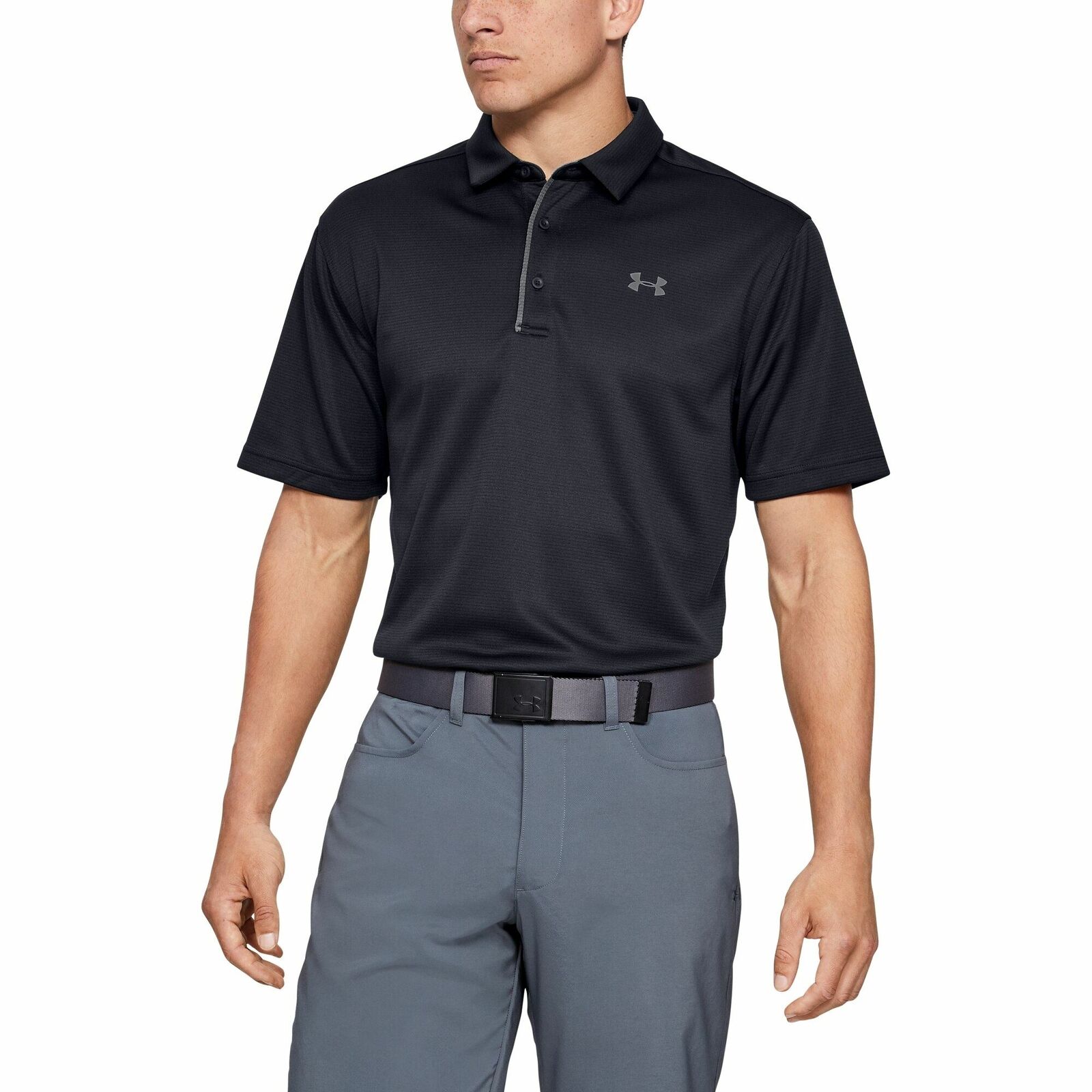 Additional view 1 of Polo Tech - Hommes - Noir - Très grand