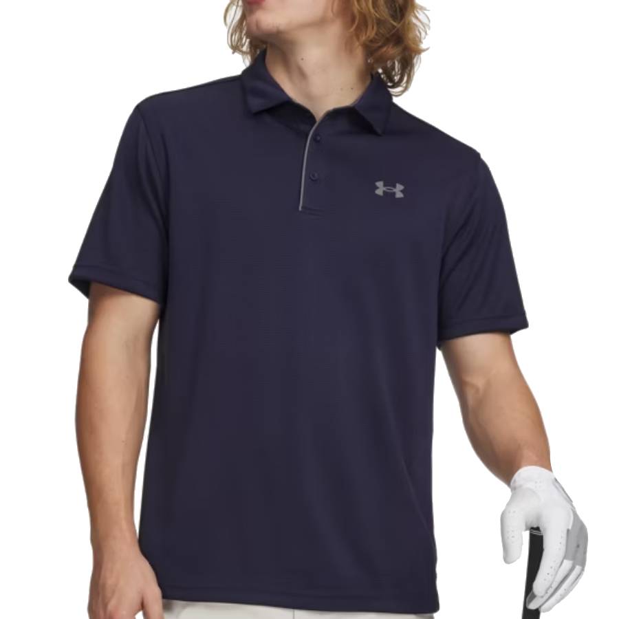 Additional view 2 of Polo Tech - Hommes - Marine - Très Grand