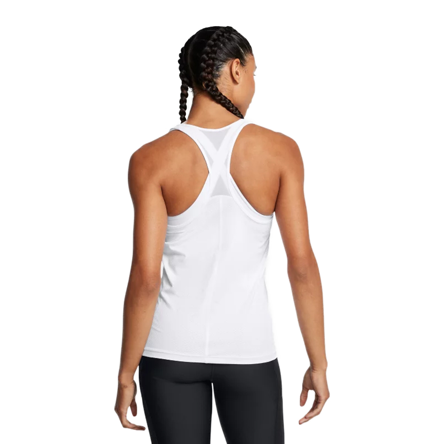 Additional view 2 of HeatGear Armour Débardeur à dos nageur - Femmes - Blanc - Moyen