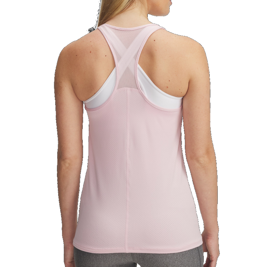 Additional view 1 of Débardeur de course HeatGear Armour - Femme - Rose prime - Moyen