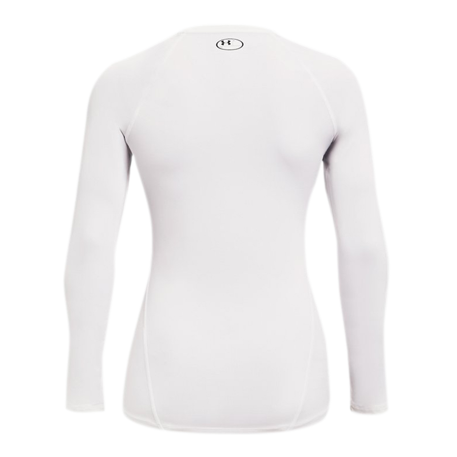 Additional view 1 of Haut à manches longues HeatGear Armour - Femmes - Blanc - Grand