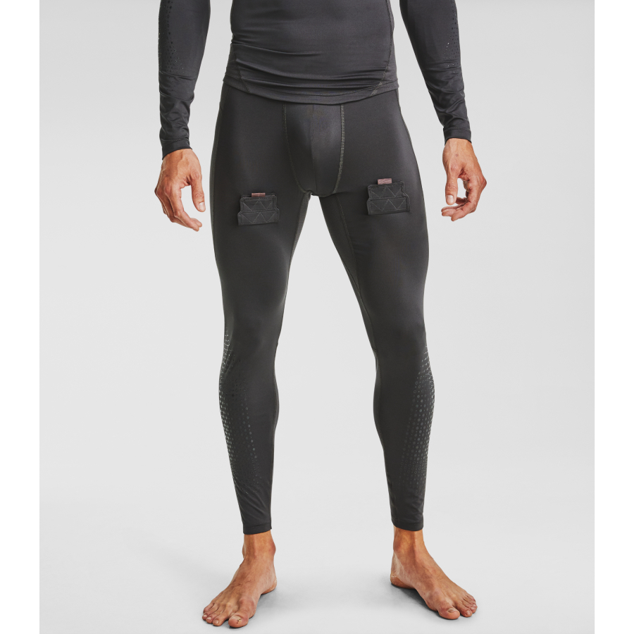 Additional view 1 of Collant de compression pour hockey - Hommes - Gris - Très grand