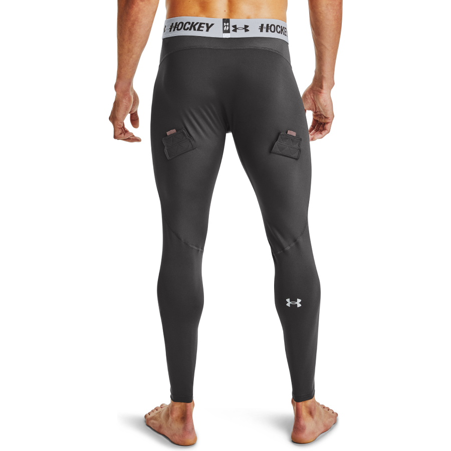 Additional view 2 of Collant de compression pour hockey - Hommes - Gris - Très grand