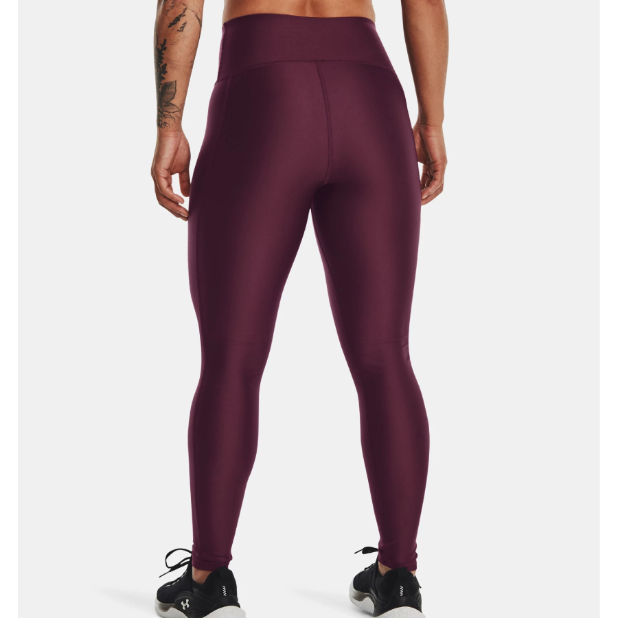 Additional view 2 of Leggings pleine longueur à bande de taille adhérente HeatGear Armour - Femmes - Rouge - Moyen