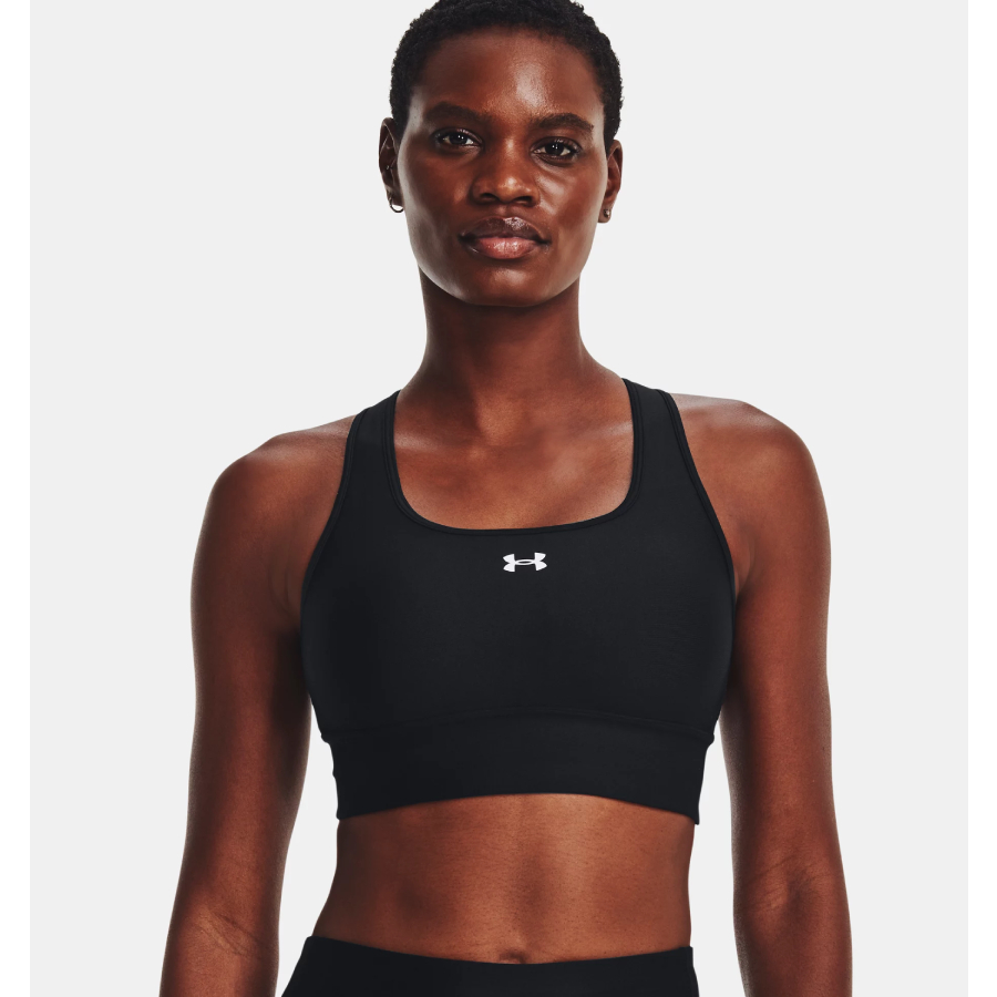 Additional view 1 of Soutien-gorge de sport à dos croisé Longline - Femmes - Noir - Moyen
