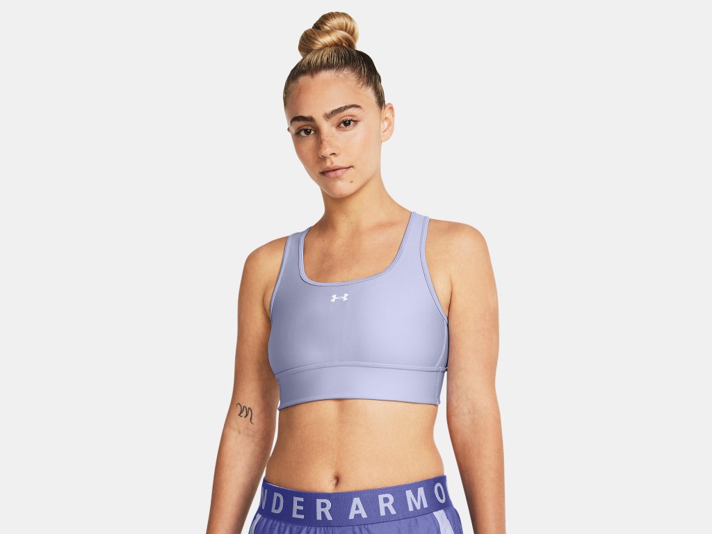 Additional view 1 of Soutien-gorge de sport à dos croisé Longline - Femmes - Céleste - Petit