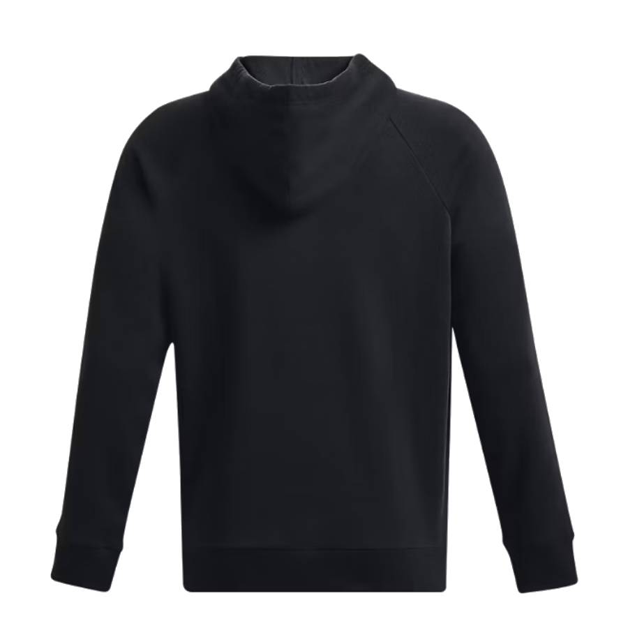 Additional view 2 of Sweat à capuche UA Rival Fleece - Hommes - Noir / Blanc - Très Grand