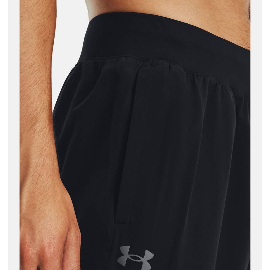Additional view 3 of Joggers tissés UA Stretch - Hommes - Noir - Très Grand