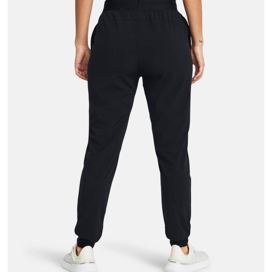 Additional view 1 of Pantalon de sport tissé à taille haute UA Armour - Femmes - Noir - Petit